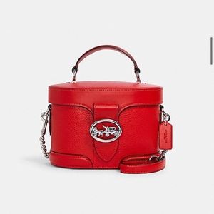 COACH RED GEORGIE GEM CROSSBODY